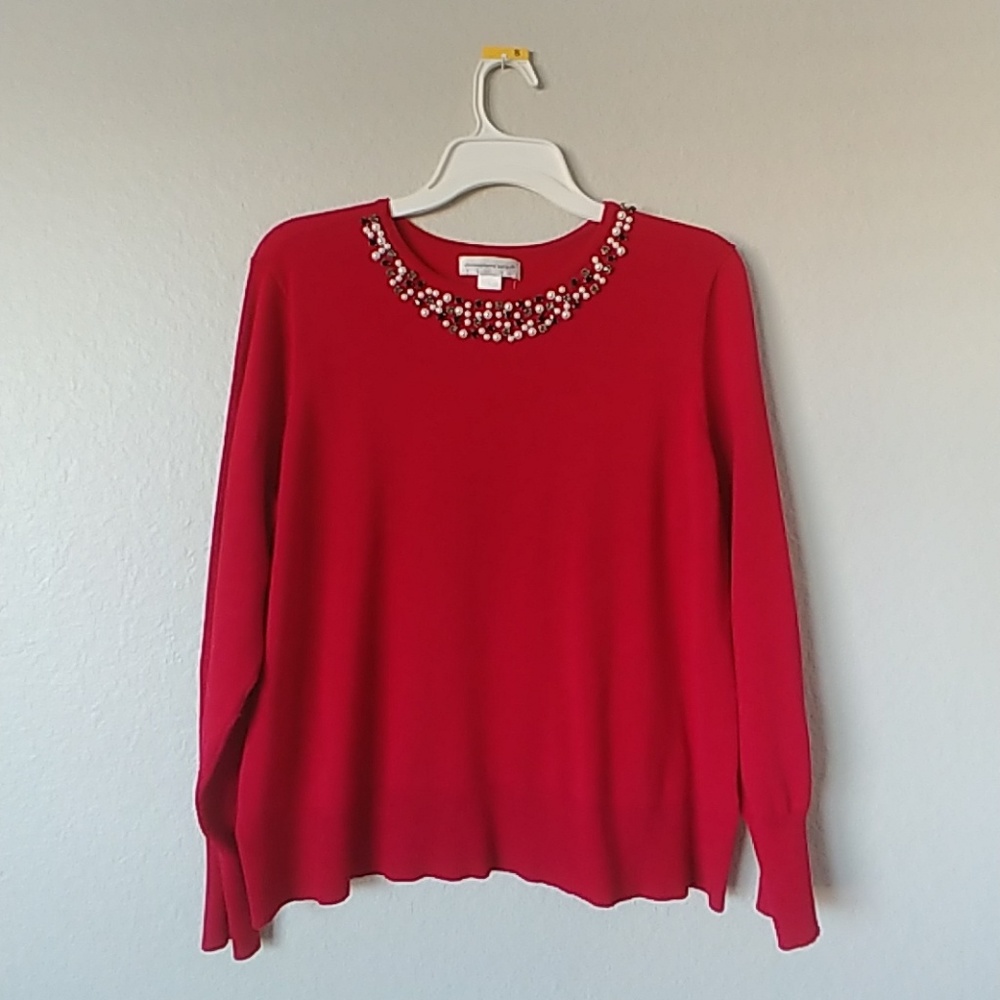 Christopher & Banks Red Sweater